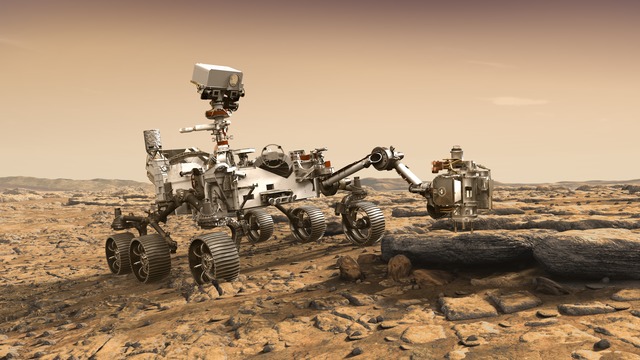 2020 Rover Investigating Rocks on Mars??
