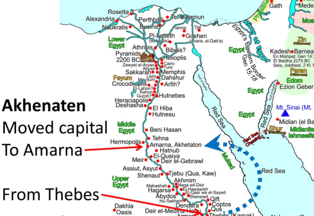 The city of Akhetaten is built and is named the Capital