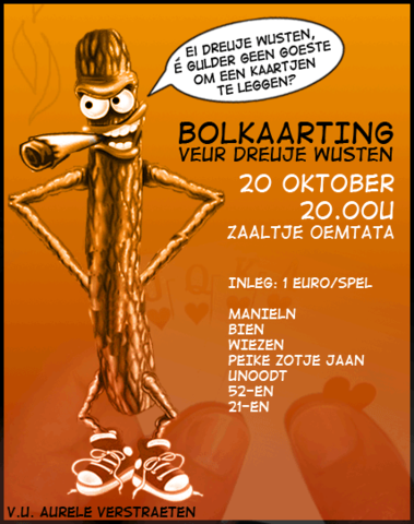 Bolkaarting veur drue wusten