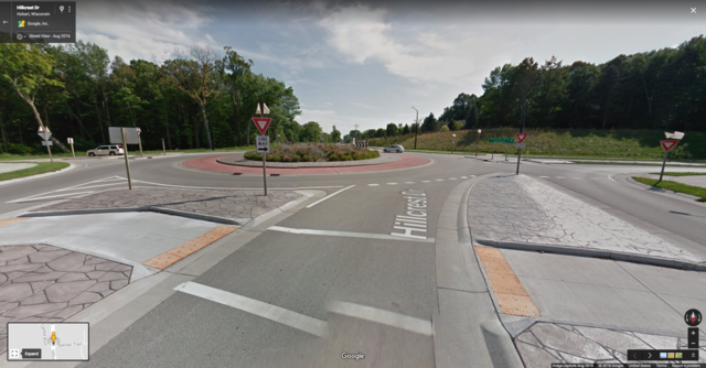 Crash In a Round-a-Bout