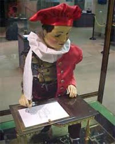 automate dessinateur-écrivain