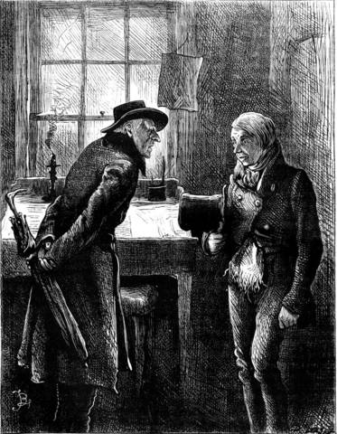 Scrooge Shows His Care