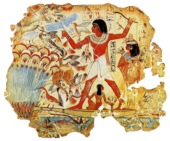 NEW Ancient Egypt - "Fowling Scene"