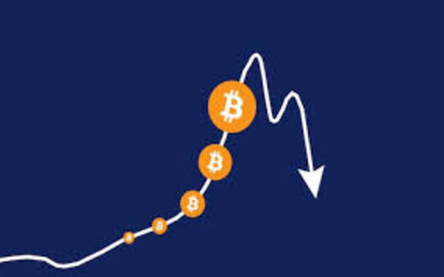 Bitcoin worth starts to decline.