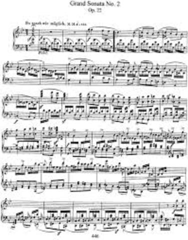 Ganador del concurs de l'Acadèmia per a pianistes novels amb la Sonata en sol meor de Schumann