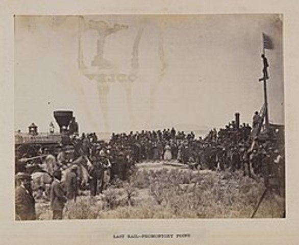Transcontinental Railroad Completed