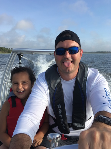 Boat ride with Dad