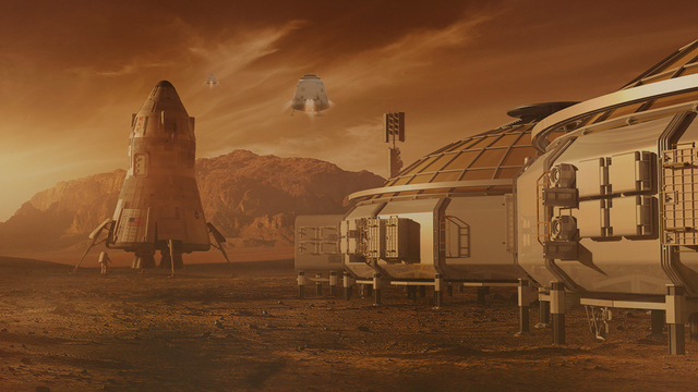 The First Living Stereotype Structure on Mars