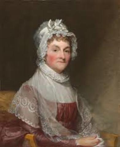 Abigail Adams become the First Lady