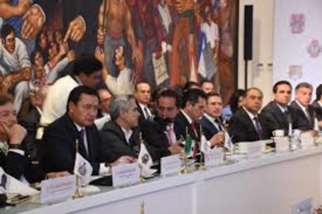 Reunión de la Comisión de Puntos constitucionales del Senado de la República