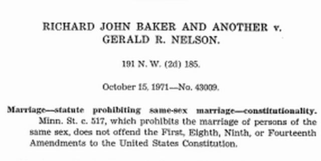 Baker v. Nelson
