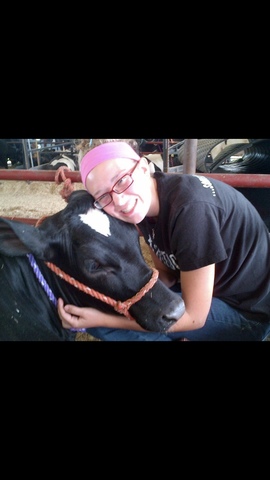 I took my first cow to the county fair--Oscar