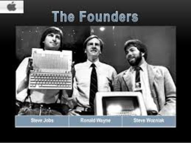 Apple was founded.