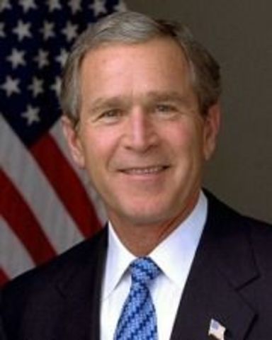 President George W. Bush call for reduced regulations, to encourage more oil, gas, and nuclear production.