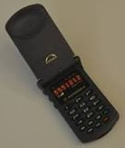 First flip phone released.