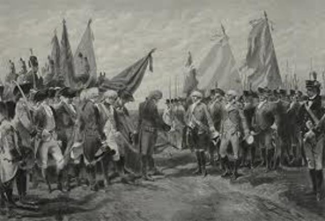 The British Surrender to Yorktown