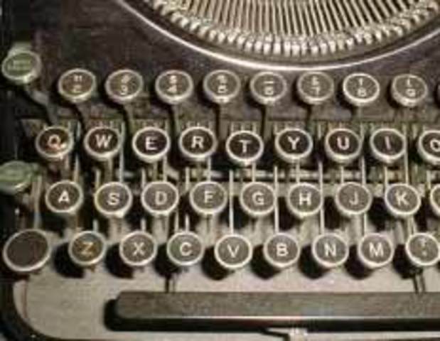 1867 год.Кристофер Шоулз.