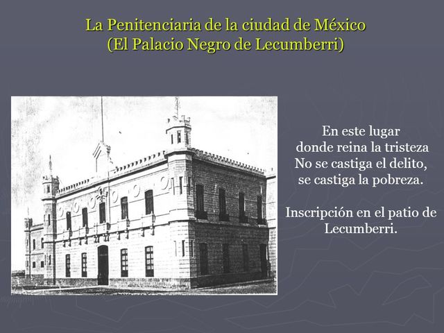 La prisión durante la etapa de la Colonia