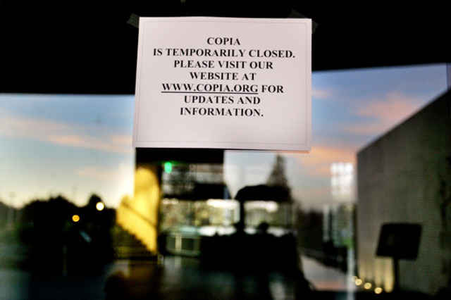 Copia closes its doors