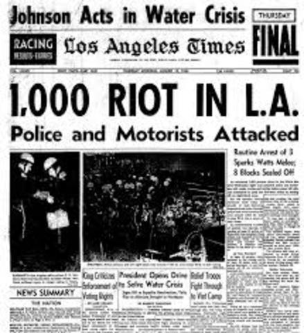 Watts Riots(Watts Rebellion)