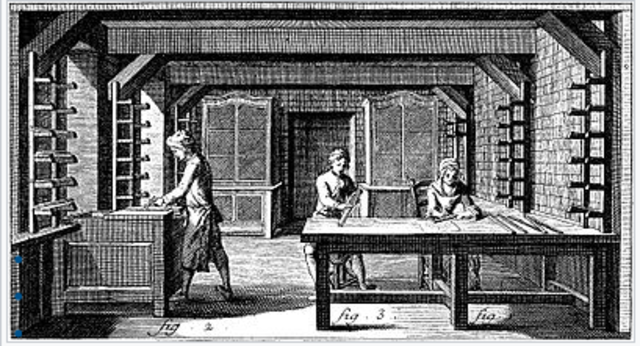 Invención de la imprenta de tipos móviles