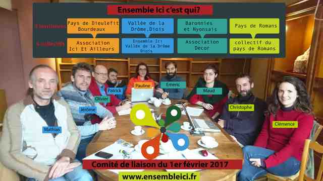 1ère réunion avec le Comité de Liaison d'Ensemble Ici