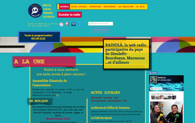 1ère diffusion de la web-radio