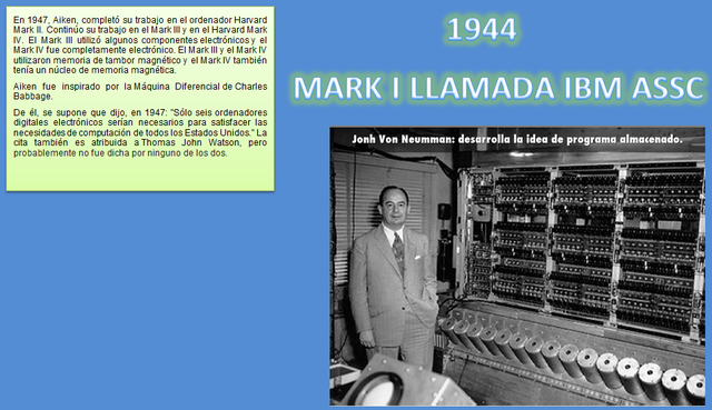 Mark I llamada IMB ASSC