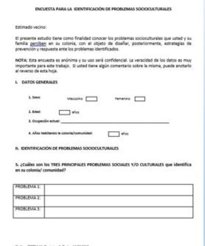 Plan para recabación de información