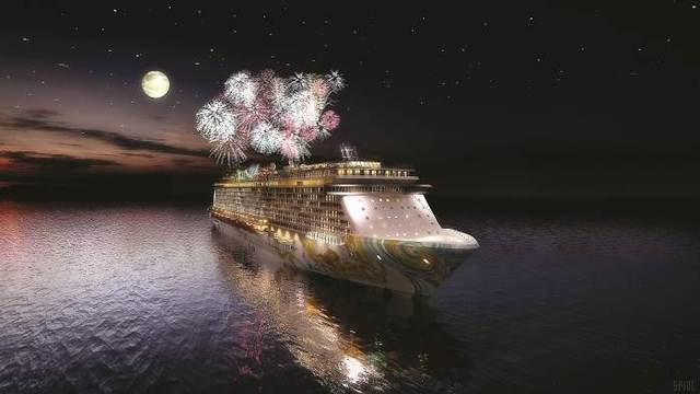 Inicia el área del gigantismo y la tematización de los cruceros.