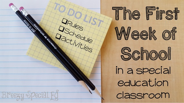 First Special Education Class