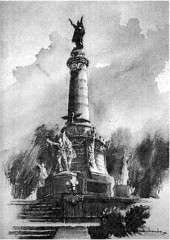 Primera piedra, monumento a Benito Juarez