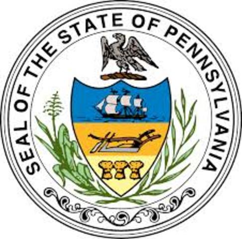 Establishment of Pennsylvania