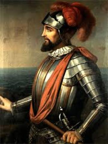 Vasco Núñez de Balboa parte en su expedición para cruzar el istmo de Panamá, en el que descubriría el Océano Pacífico.