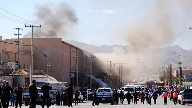 Explosion de la Fabrica Blueberry