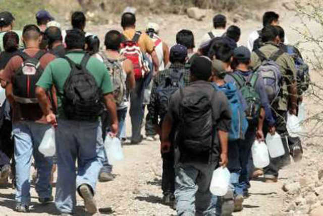 Repatriación de inmigrantes a México desde Estados Unidos.