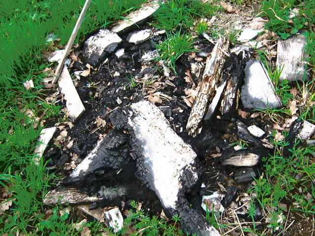 Restes d'una foguera