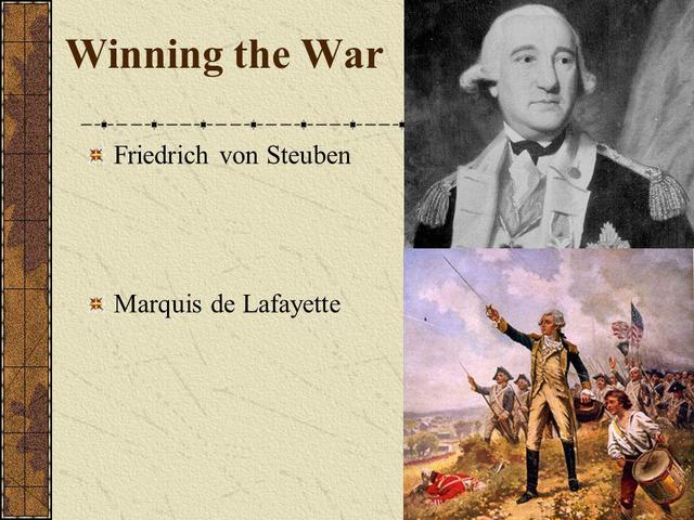 Friedrich von Steuben and Marquis de Lafayette