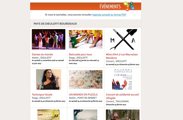 1ère lettre d'info Ensemble Ici