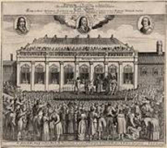 Charles I executed