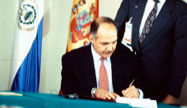 Firma de los Acuerdos Paz