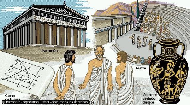 La civilización griega fue básicamente marítima, comercial y expansiva.