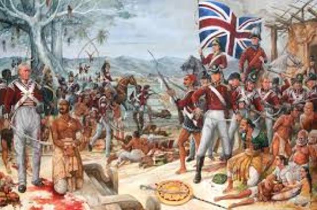 British takes over India.