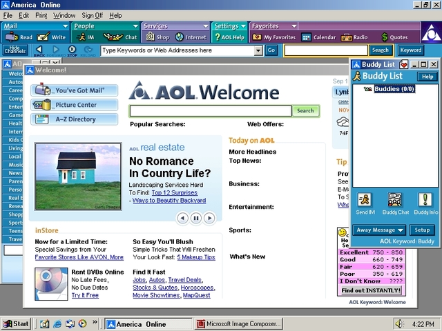 America Online- AOL's Instant Messenger