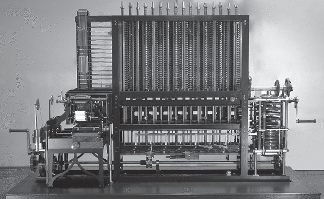 Charles Babbage's steam-driven calculating computer