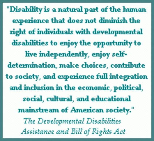 Developmental Disabilities Assistance and Bill of Rights Act