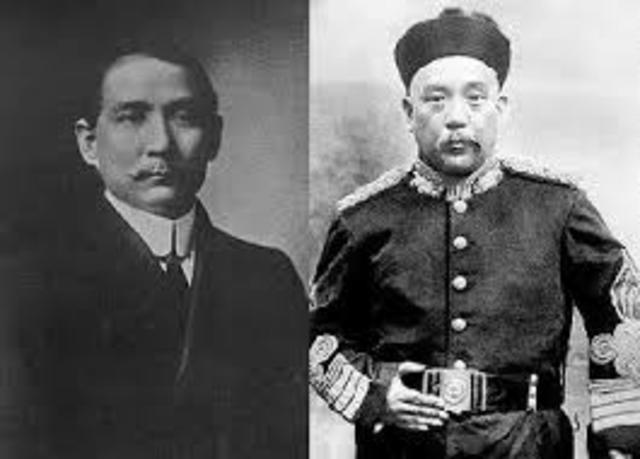 Yuan Shikai and Sun Yixian