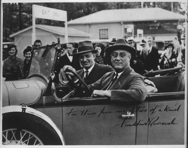 Franklin D. Roosevelt and Henry Morgenthau Jr. meet