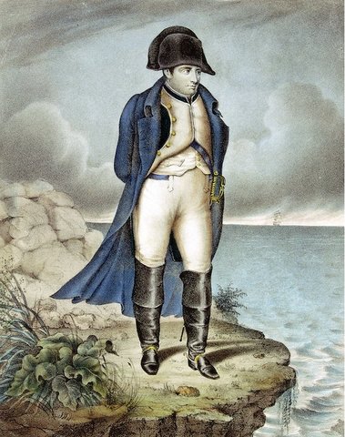 Napoleon is exiled to Elba
