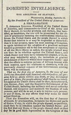 Emancipation Proclamation